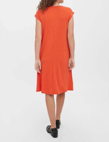 Rochie scurta Vero Moda, portocaliu