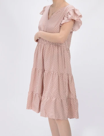 Rochie scurta SHEIN, roz, S