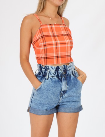 
						Top CROPP, portocaliu, L