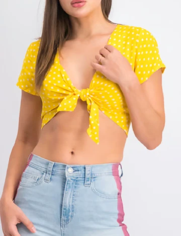 Top CROPP, galben, S