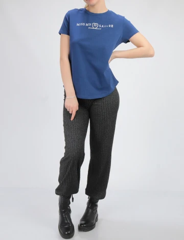 Tricou Reserved, bleumarin, M Albastru