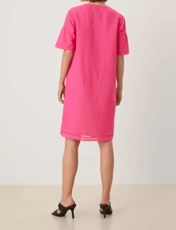 Rochie scurta s.Oliver, roz, 46 Roz