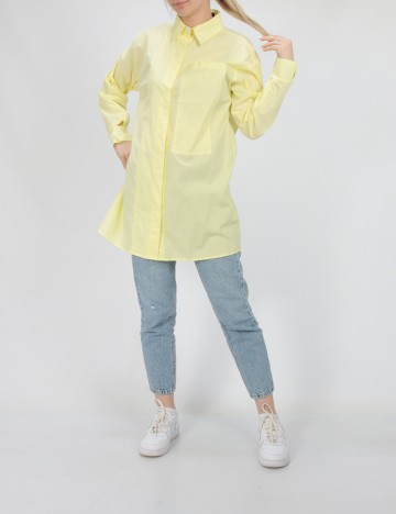 Camasa SHEIN, galben, S