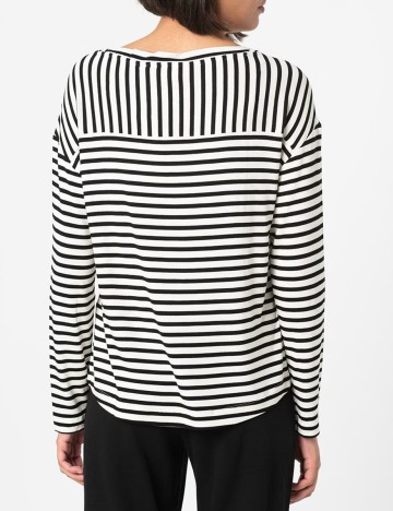 Bluza s.Oliver, alb/negru, 32