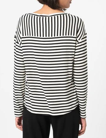 Bluza s.Oliver, alb/negru, 32
