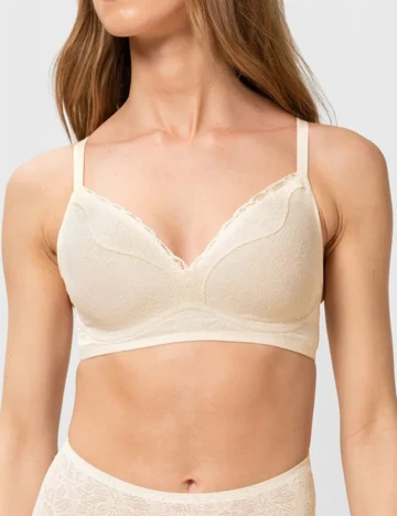 Sutien Triumph, ecru Alb