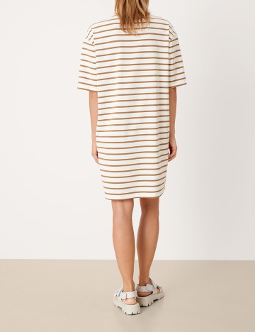 Rochie scurta s.Oliver, alb/maro, S
