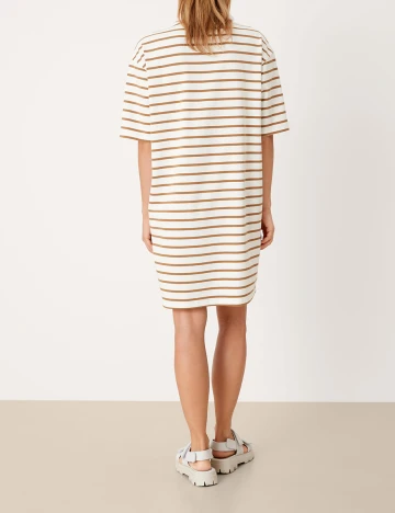 Rochie scurta s.Oliver, alb/maro, S