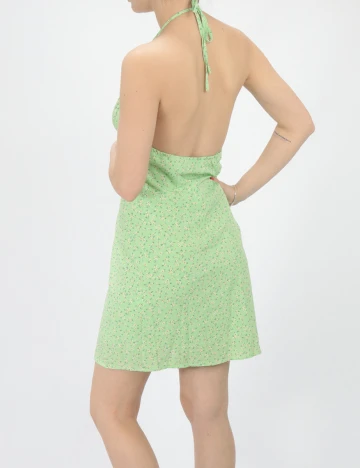 Rochie scurta SHEIN, verde, S