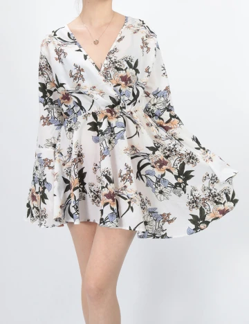 Rochie Scurta SHEIN, alb, S