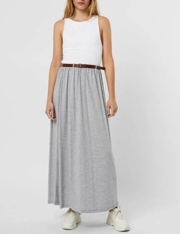 Fusta Vero Moda, gri, M