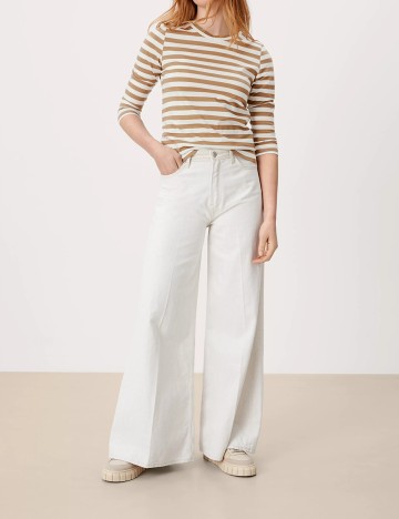 Bluza s.Oliver, alb/maro, S