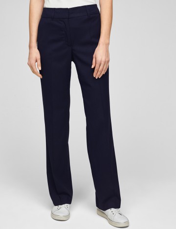 Pantaloni s.Oliver, bleumarin inchis
