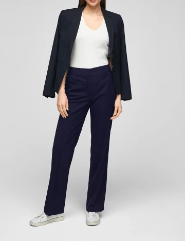 Pantaloni s.Oliver, bleumarin inchis Albastru