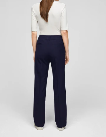 Pantaloni s.Oliver, bleumarin inchis Albastru