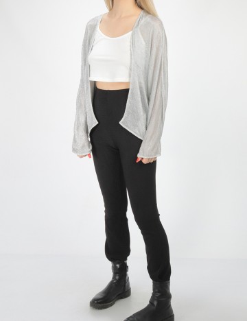 Cardigan s.Oliver, argintiu, 36