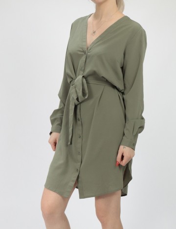 Rochie scurta BUBBLEROOM, verde, 36