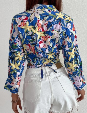 Top SHEIN, floral, S