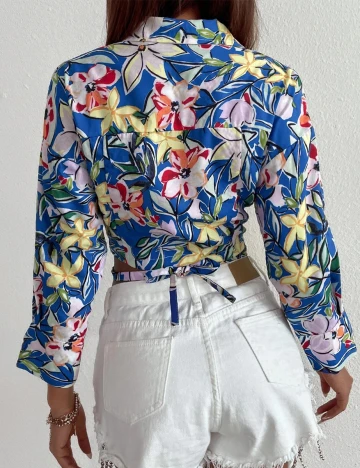 Top SHEIN, floral, S