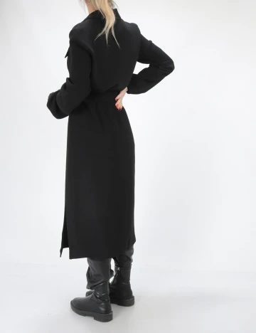 Trench Comma, negru, 36