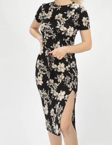 Rochie medie BUBBLEROOM, negru, S