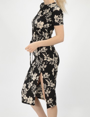 Rochie medie BUBBLEROOM, negru, S