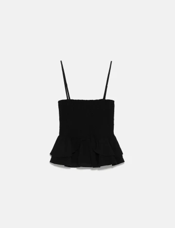Top Zara, negru, L