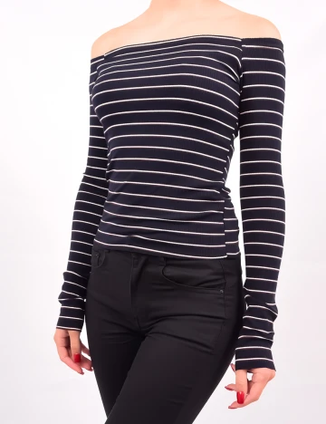 Bluza Bershka, bleumarin