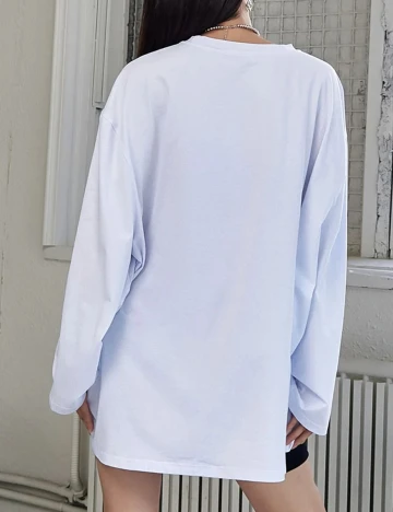 Bluza Dazy, alb, S Alb