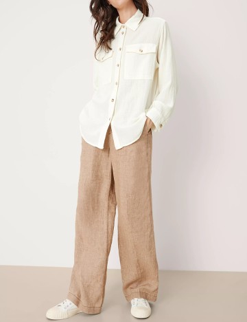 Camasa s.Oliver, ecru, XL