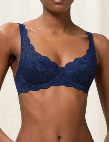 
						Sutien Triumph, bleumarin