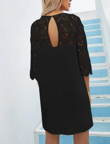Rochie Scurta SHEIN, negru, XS