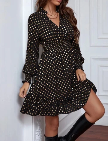 Rochie Scurta SHEIN, negru, L Negru