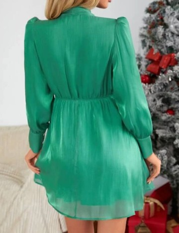 Rochie scurta SHEIN, verde, XS