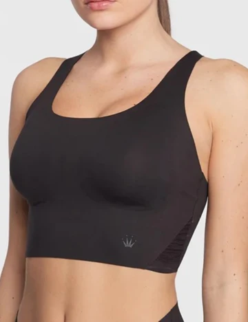 Bustiera sport Triumph, negru Negru