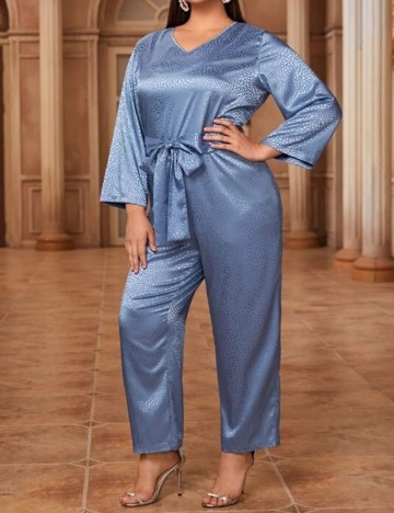 Salopeta SHEIN CURVE, albastru, 0 XL