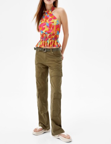 
						Bluza Bershka, mix culori, XS