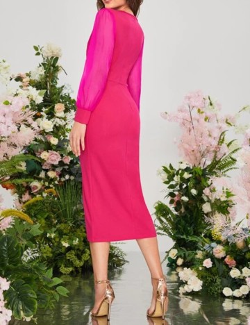 Rochie Medie SHEIN, roz, XL