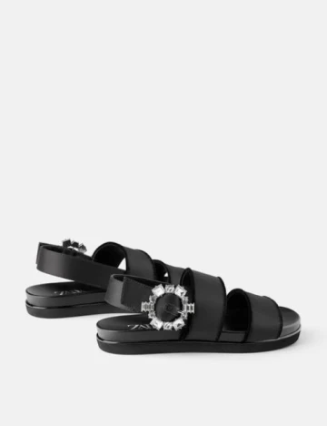 Sandale Zara, negru, 36 Negru