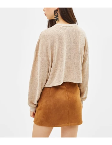 Bluza Bershka, crem, L Crem