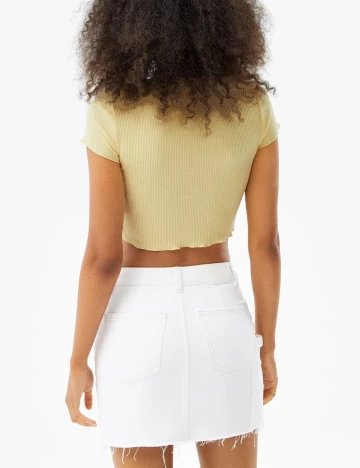 Top Bershka, galben, L