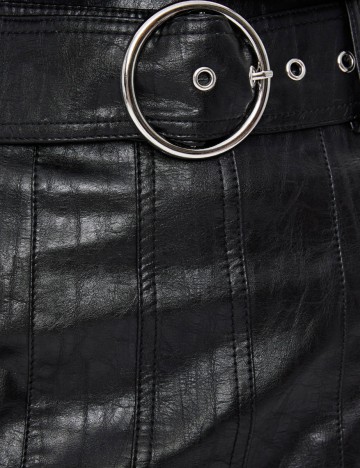 Fusta Bershka, negru, M