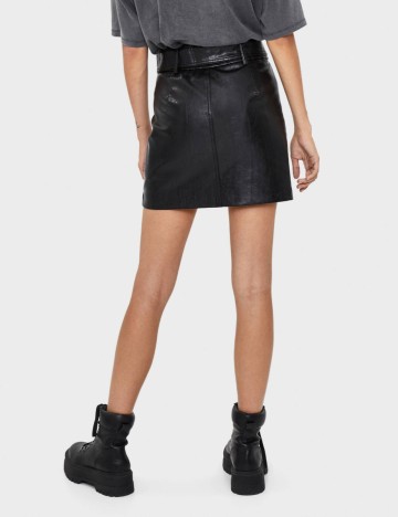 Fusta Bershka, negru, M