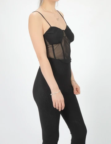 Top Bershka, negru, M
