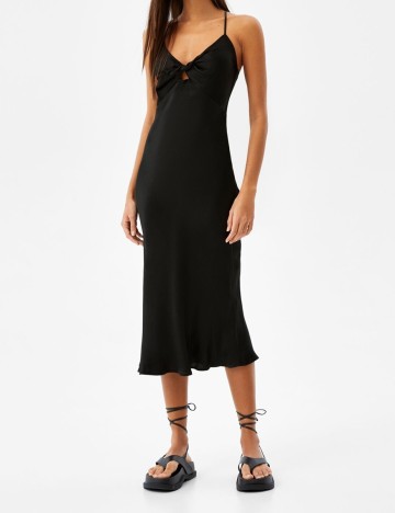 Rochie medie Bershka, negru, S