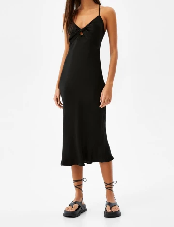 Rochie medie Bershka, negru, S
