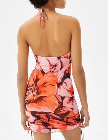 Rochie scurta Bershka, mix culori, S Mix culori