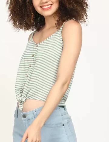 Top Hailys, verde, L