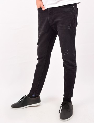Blugi Pull&Bear, negru, 40