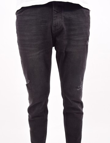 Blugi Pull&Bear, negru, 40